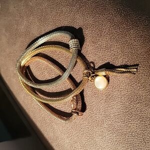 Set of 3 metal braclets